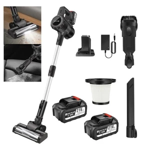 6000W 6 in 1 Upright Stick Power Vacuum Cleaner Cordless Bagless Handheld Hoover - Picture 1 of 11