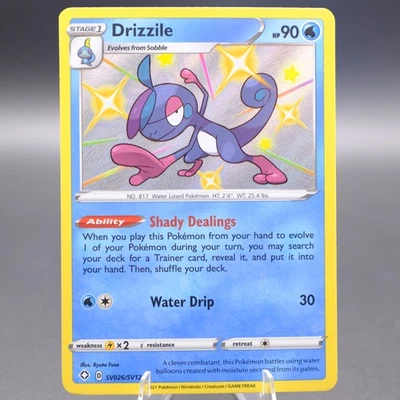 Drizzile SV026/SV122 Shiny Holo Rare Shining Fates: Shiny Vault Pokemon TCG NM - Image 1 of 2