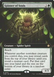 Magic The Gathering Spinner of Souls (0474) *sin lámina* Fundaciones EXT ART MT/NM envío combinado - Imagen 1 de 2