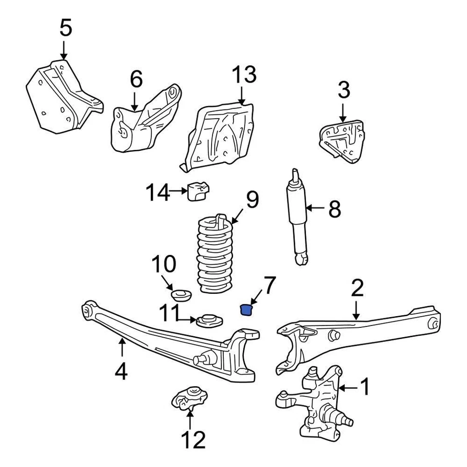 For Ford F-250 Super Duty 05-07 Ford Front Alignment Camber Adjusting Eccentric - Image 1 of 2