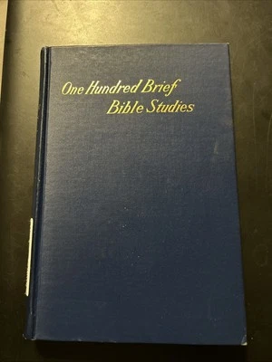 1912, One Hundred Brief Bible Studies, J.B. Shearer - Image 1 of 4