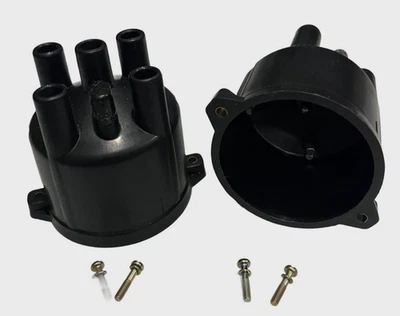 Pair Distributor Caps & Rotors For Dodge Chrysler Mazda Ford Plymouth Mitsubishi - Image 1 of 4