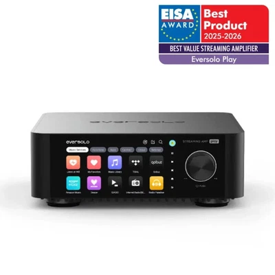 Eversolo PLAY  Amplificatore e Streamer All in One hifi nuovo vincitore EISA2025 - Immagine 1 di 3