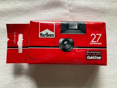 Película y cámara Marlboro 35 mm de colección 27 exposiciones todo en uno QuickSnap SELLADO Foto 1 de 4