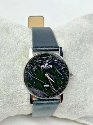 Reloj de cuarzo para dama Grenen Dinamarca acero L-22SSLBB tono negro batería nueva Foto 1 de 4
