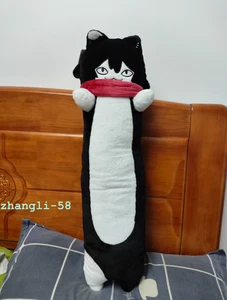 Anime Delicious in Dungeon‌ Izutsumi Black Cat Ver Plush Doll Long Pillow Gift - Picture 1 of 13