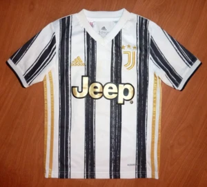 Adidas 2020-2021 Juventus FC Youth Kids Size XS (7-8 yo) Home Soccer Jersey - Picture 1 of 6
