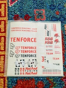 Tenforce RC car Decals Stickers fr 1/10 10th Scale - Picture 1 of 1