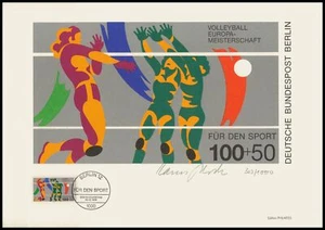 EDICIÓN ARTE 1989 BERLÍN 836 VOLEIBOL DEPORTIVO - ¡EDICIÓN SOLO 1.000!! - Imagen 1 de 3