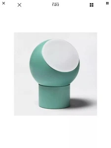 Pillowfort™ Metal Accent Table LED Lamp Turquoise Dorm Room Child Room Office - Picture 1 of 6