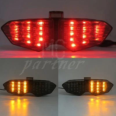 Señales de luz trasera LED integradas de humo para Yamaha YZF R6 2003 2004 2005  Foto 1 de 4