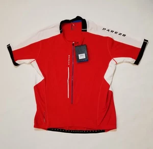 DARE2B Men's Astir Cycling Jersey DMT134 Fiery Red Size XXL MSRP $70 - Picture 1 of 11