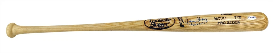 Johnny Podres Signed Louisville Slugger Bat Autographed Dodgers PSA/DNA AK31468 - Image 1 of 2