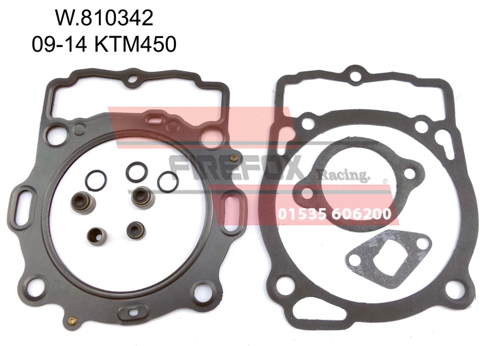 Kit de juntas de extremo superior KTM450EXC KTM 450 EXC 2008 también 500 y 530 Foto 1 de 1