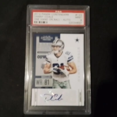 2012 CONTENDERS DANNY COALE AUTO GRADED 9 - Image 1 of 2