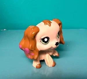 Littlest Pet Shop 1963 Cocker Spaniel cane rosa cuore occhi verdi Nintendo DS LPS - Foto 1 di 1