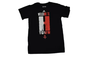 adidas Men's NBA Houston Rockets Welcome To H-Town Go-To-Tee Shirt NWT S - Picture 1 of 2