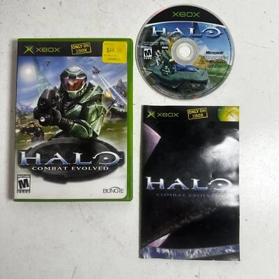 Halo: Combat Evolved Xbox Black Label First Person Shooter Video Game - Image 1 of 4