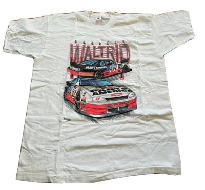 Camiseta De Colección NASCAR Darrell Waltrip Estampado Piezas América Talla XXL Doble Cara Foto 1 de 4