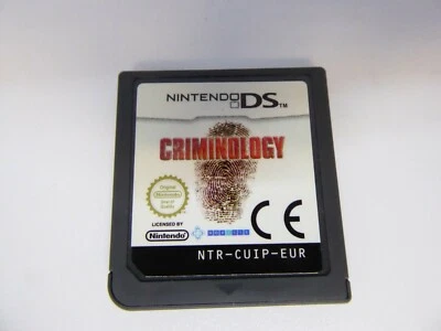 NINTENDO - DS - 2DS - 3DS - LITE - DSI - JEUX / GAME - CRIMINOLOGY - OK - LOOSE  - Photo 1/4