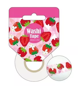 BEST CREATION "WASHI TAPE" STRAWBERRY 15MMX5M SCRAPJACK'S PLACE - Picture 1 of 1