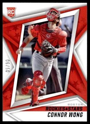2022 PANINI ROOKIES AND STARS Connor Wong /50 Boston Red Sox #76 R54 - Image 1 of 2