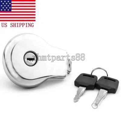 Fuel Gas Cap Lock &Keys For Yamaha Virago XV125 XV250 XV400 535 700 750 XV1100 Foto 1 de 4