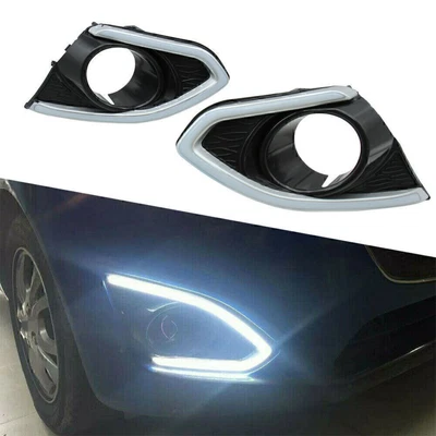 For Chevrolet Spark 2013-2015 2014 New 2Pcs LED Daytime Running Light DRL Lamp Foto 1 de 4
