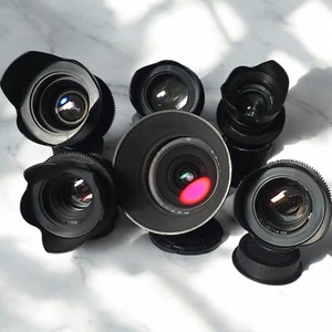 Soviet Lens Cinema 20/28/37/58/85/135mm Set of 6 lenses, Cine mod Canon EF mount - Picture 1 of 24