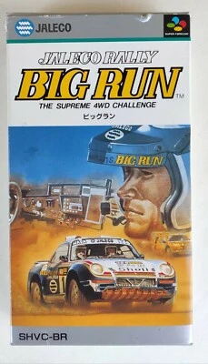 Jaleco Rally Big Run The Supreme 4WD Challenge Super Famicom Japan New Vintage - Image 1 of 4