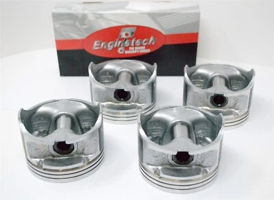 Fits 1993-1997 Nissan Altima 2.4L DOHC L4 16V KA24DE - (4) STD Pistons and Ring  - Image 1 of 3