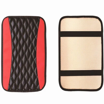 Almohadilla de reposabrazos de cuero para reposabrazos para consola central automática almohadilla de soporte de codo Foto 1 de 4