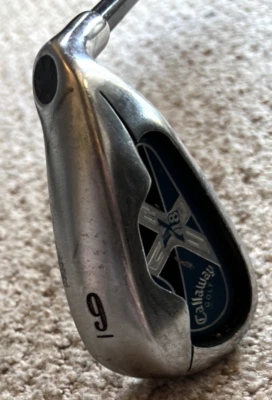 Callaway X18 #9 Iron Golf Club Firm Flex Graphite Shaft RH - Image 1 of 4