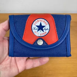 Cartera plegable CONVERSE All Star Chuck Taylor en azul y rojo - Imagen 1 de 11