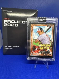 2020 Topps Project 2020 - 1982 Topps Traded King Saladeen #195 Cal Ripken - Picture 1 of 2