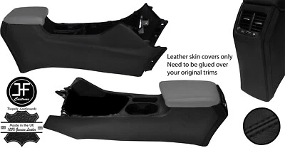 BLACK STITCH CENTRE CONSOLE TUNNEL TRIM LEATHERS COVER FITS KIA NIRO 2016-2019 - Image 1 of 2