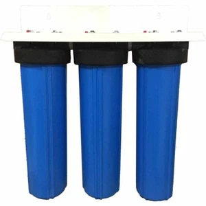 Filtro para toda la casa azul grande de 20 pulgadas y 3 etapas con KDF55 para hierro y metales pesados - Imagen 1 de 1