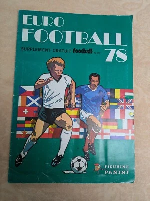 Album PANINI Euro football 78 offert par football magazine complet - Photo 1/4