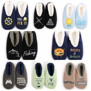 Sploshies MENS NON SLIP DUO Slippers DAD GRANDPA GIFT - Bild 1 von 9