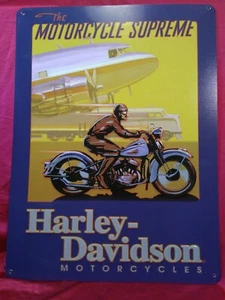 Harley Davidson Motorcycle Supreme Sign - Picture 1 of 7