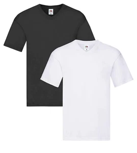 Camiseta Fruit of the Loom Original Cuello en V - Imagen 1 de 4