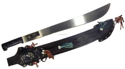 Dominican Republic Promedoca La Vega Machete Leather Scabbard 22-inch Blade - image 1 of 4