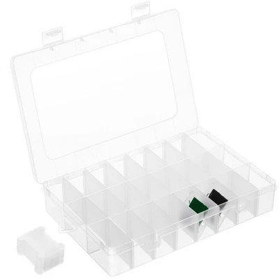  Embroidery Thread Storage Box Organiser Sewing Supplies Organizer Winding Board - Image 1 of 2