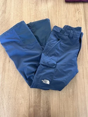 PANTALONES DE ESQUÍ THE NORTH FACE HyVent para Hombres Pequeños Azul Cintura Ajustable SNOWBOARD Foto 1 de 4