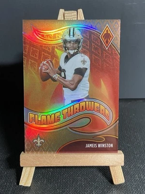 Jameis Winston 2021 Panini Phoenix #FT-18 Lanzallamas Bronce Prizm/50 RARO SP Foto 1 de 2