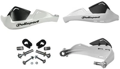 Handprotektoren Polisport Evolution Handschutz Protektoren handguards weiß - Bild 1 von 4