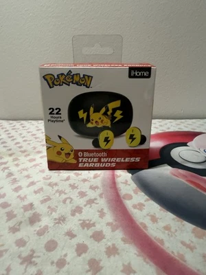 Auriculares inalámbricos verdaderos Bluetooth Pokémon Pikachu. 22 hrs. Recargable. Foto 1 de 4