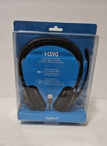 Logitech H390 Black Over the Ear Headset - Picture 1 of 2