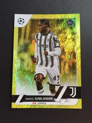2022-23 Topps Jade Edition Samuel Iling Junior Rookie RC Gold 42/50 Aston Villa - Image 1 of 2