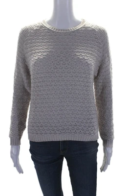 Suéter Pullover Para Mujer Inhabit Cuello Redondo Mangas Largas Beige Talla P Foto 1 de 4